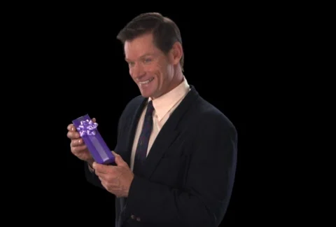 Man with Gift Stock Footage 754391