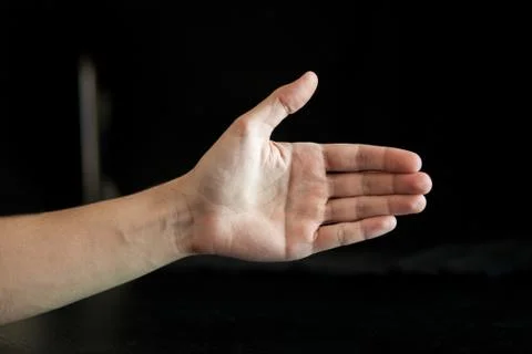 Man giving a hand 스톡 사진