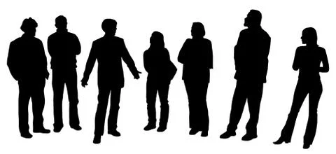 Man giving a presentation Stock Illustration