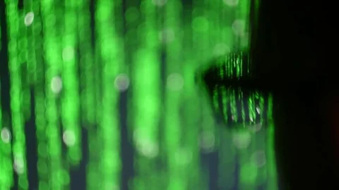 Man with glasses browsing internet Stock Footage 81146063