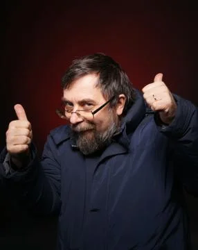 Man in glasses 写真素材