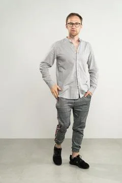 Man with glasses 스톡 사진