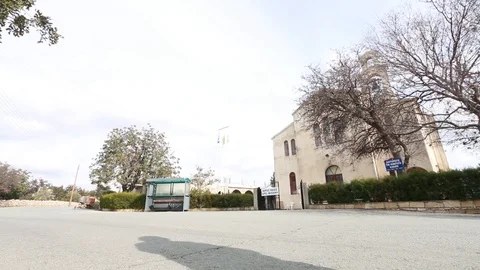 Man go to the bench and sitting on it Stock Footage 98990526