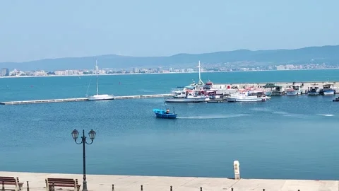 Man goes to Sea Video stock 232753432