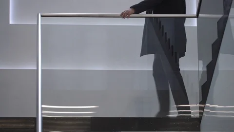 Man is going to the cafe Video stock 88164303