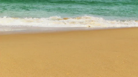 Man Going On The Tropical beach Stock Footage 58910963