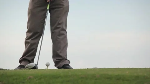 Man Golf Stock Footage 137550189