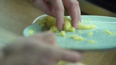 Man grating lemon, grater with lemon for healthy tea lemonade. Stock Footage 304786685