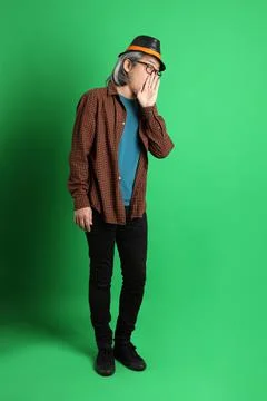 Man in Green Stock Photos