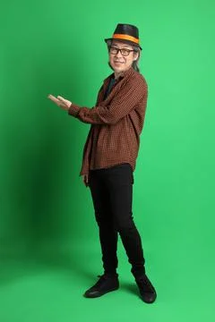 Man in Green Stock Photos