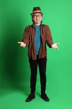 Man in Green Stock Photos