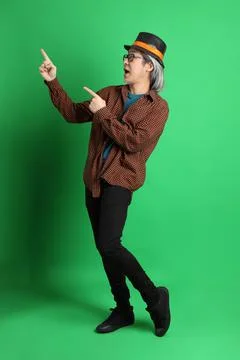 Man in Green Stock Photos