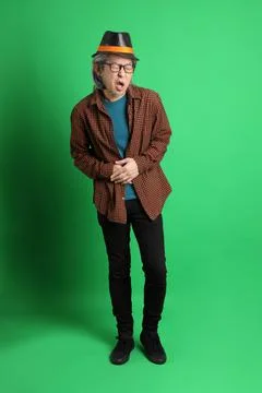 Man in Green Stock Photos