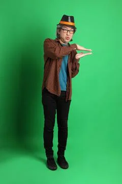 Man in Green Stock Photos
