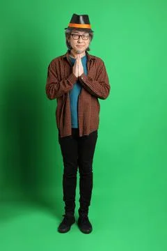 Man in Green Stock Photos