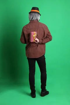 Man in Green Stock Photos
