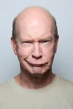 Man grimace Stock Photos