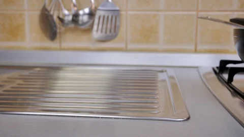 Man grinding the knife Stock-Footage 87306449