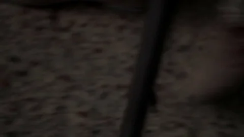 Man with a gun close-up Stock Footage 71543074