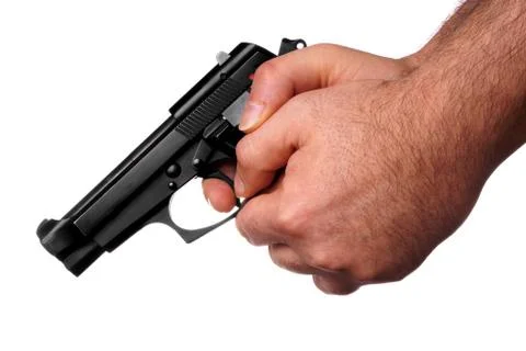 Man with a gun Stock Photos