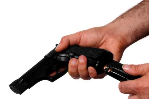 Man with a gun Stock Photos