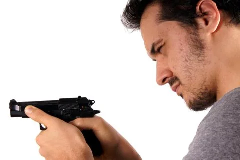 Man with gun Stock Photos