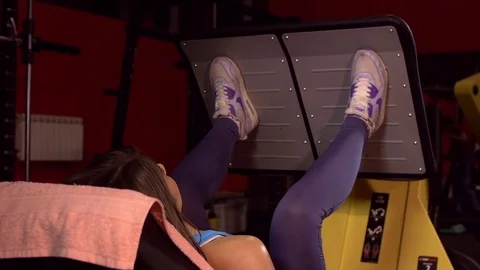The man in the gym is engaged Stock Footage 81264109