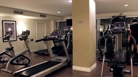 Man in the gym Stock Footage 47210791