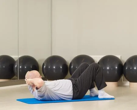 Man in the gym Foto stock