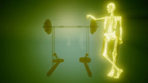 Man in Gym Room Stock Footage 87645224
