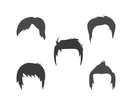Man hairstyle element icon vector illustration Stockillustratie