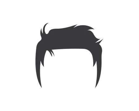 Man hairstyle element icon vector illustration イラスト素材