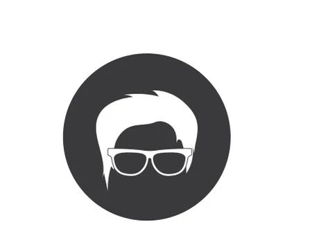 Man hairstyle element icon vector illustration Stock Illustration