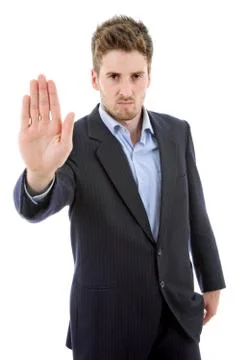 Man halt Stock Photos