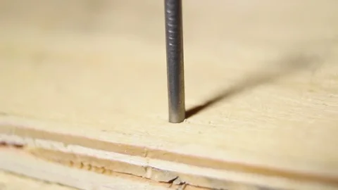 Man hammering last nail, symbol of successfully completed work, achievement Stock Footage