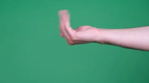 Man hand come Stock Footage 278307181