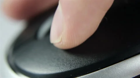 Man Hand On A Computer Mouse Stock Footage 61123442