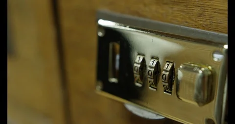 Man hand opening case Stock Footage 86513012