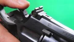 Russian roulette with black .38 special , Stock Video