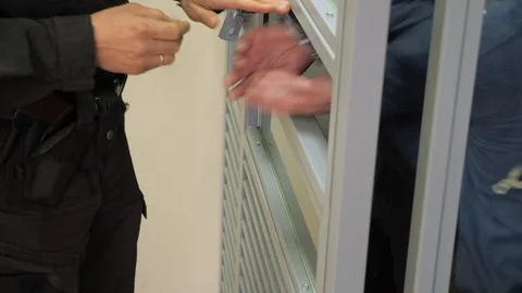 Man hands in handcuffs. Stock Footage 106639415