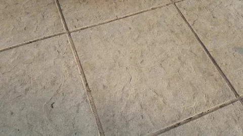 Man hands measuring floor tile with the ruler Stock Footage 82627725