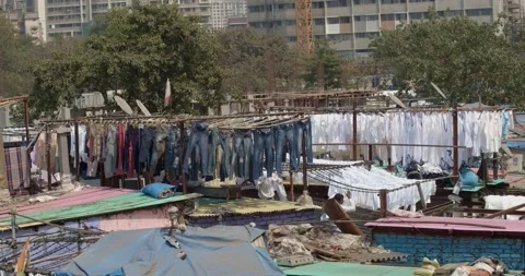 Man hanging laundry Stock Footage 131220141