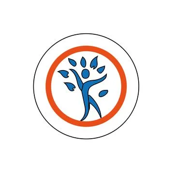 Man happy logo design learning logo usa logo clayent logo design Stock Illustration
