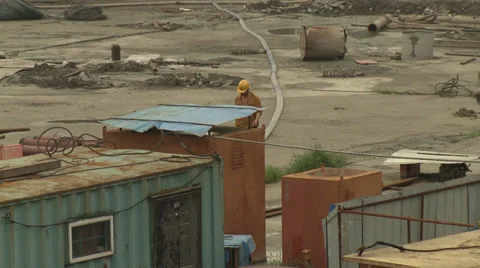 Man in hard hat Stock Footage 38176203
