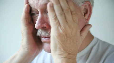 Man has cold or flu symptoms Stock Footage 43699386