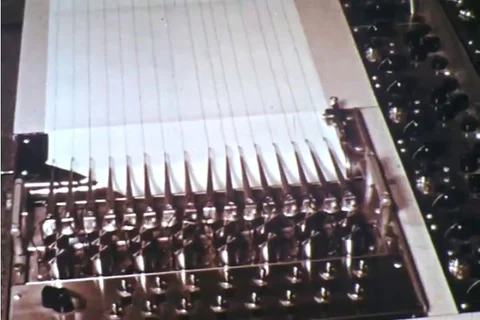 A man has his brain waves measured to test for epileptic seizures 스톡 동영상 92634152