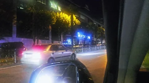 Man in a hat sitting in a. Stock Footage 283000582