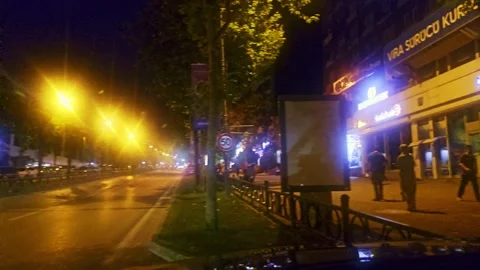 Man in a hat sitting in a. Stock Footage 284674817