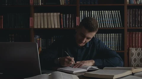 Man have found something he need Stock Footage 85551885