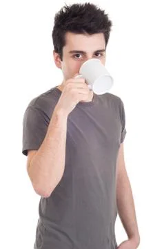 Man having coffee Foto stock